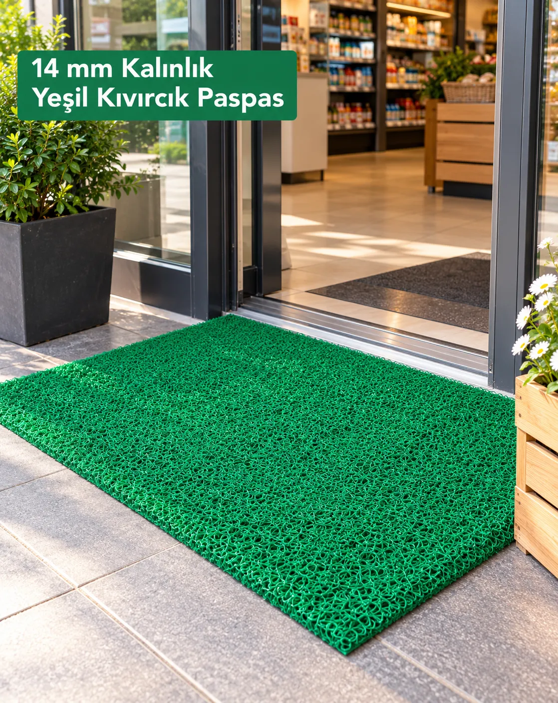 kıvırcık çim paspas 14mm